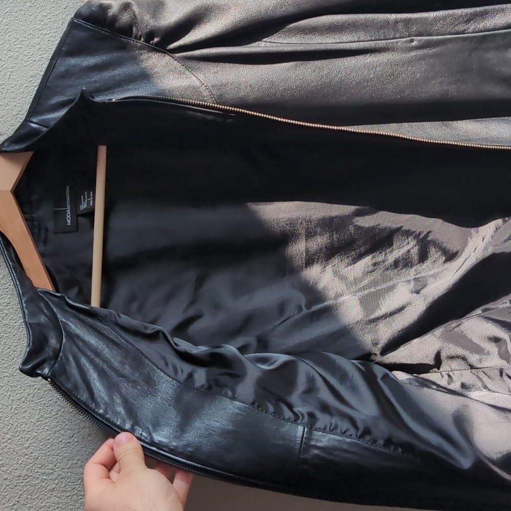 Moda International Leather jacket Large - Picture 3 of 4